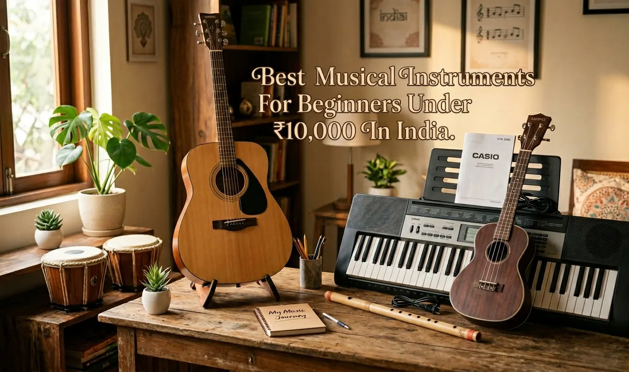 Best Musical Instruments For Beginners Under ₹10000 In India