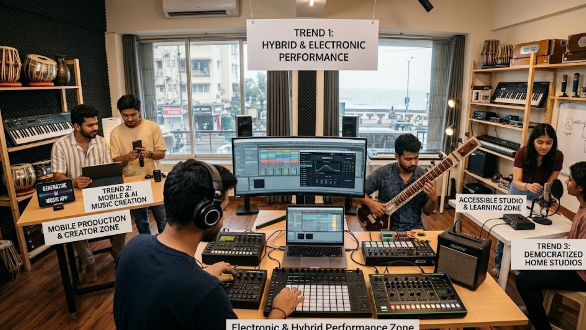 What Are The Latest trends in musical instruments and music technology in India?