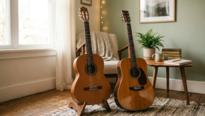 Classical Vs Acoustic Guitars Which is best for beginners