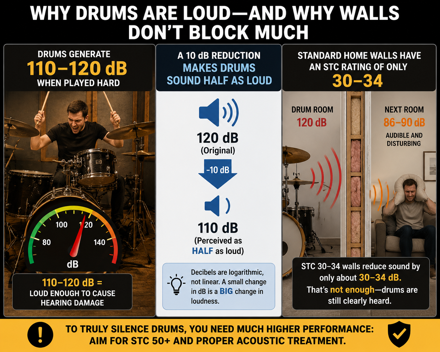 Some Facts that You Need to Know about Drum Noises