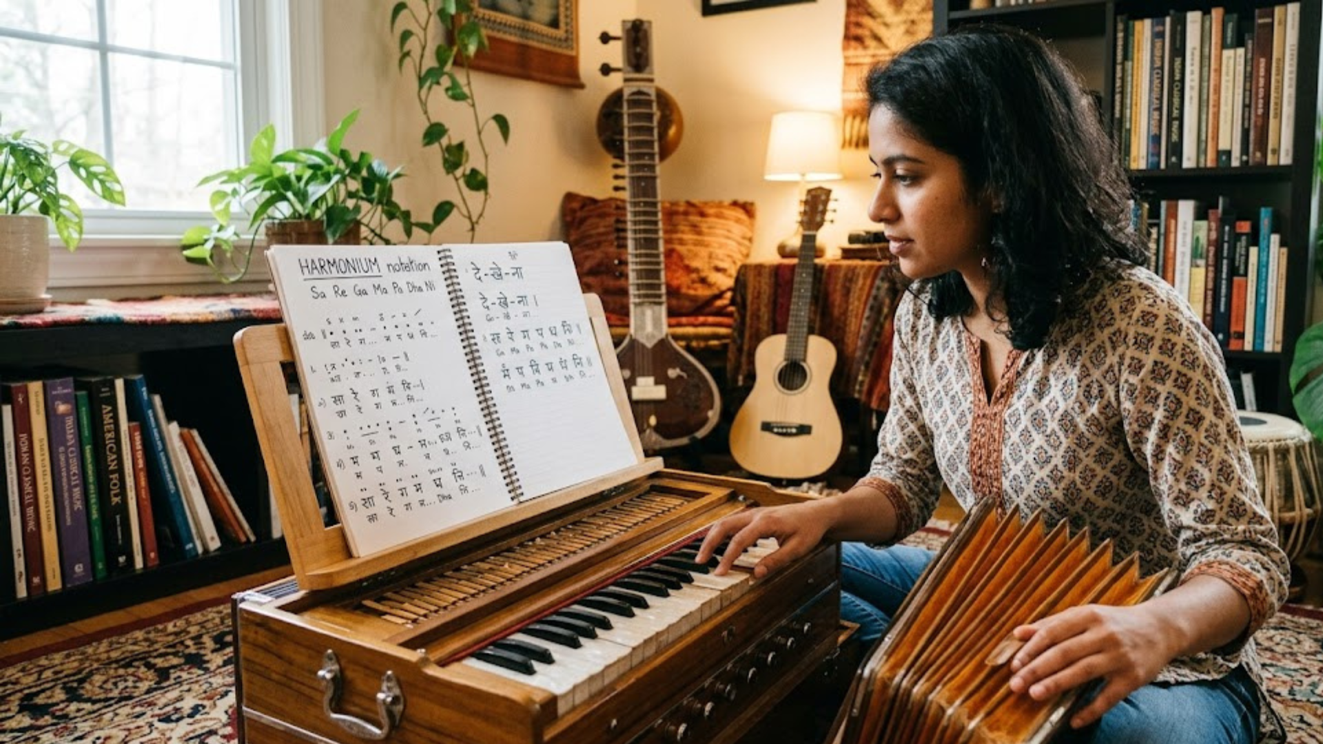 What Are the Steps Involved in Reading Harmonium Notation (1)