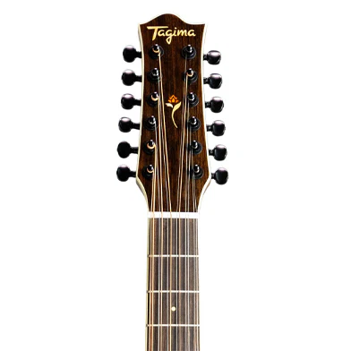 Tagima FS-600 NC EQ Jumbo non-cutaway Acoustic Guitars Black (BK) Tagima FS-600 NC EQ Jumbo non-cutaway Acoustic Guitars Black (BK) - Image 2