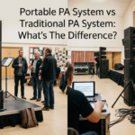 Portable PA System vs Traditional PA System: What's The Difference? Portable PA System vs Traditional PA System